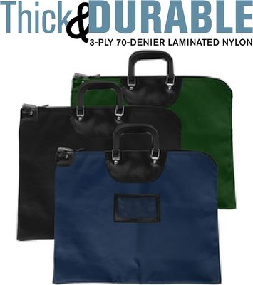 Canvas Money Locking Bags Small Size Waterproof Heavy Duty Cash Security Bags for Financial and Retail Cash Management