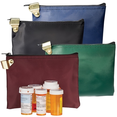 Sacs médicinaux à clé en nylon laminé étanche à l'eau Sacs médicinaux portables de grande capacité - sur mesure