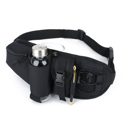 Sac de sport en plein air Tactique camouflage taille avec matériau imperméable ceinture réglable et conception pratique porte-gobelets d'eau
