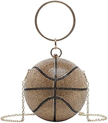 Le basket-ball féminin en forme de croix, le sac à main en forme de rhinestone, le ballon rond, le sac de soirée en forme de cristal, le sac à main pour le mariage.