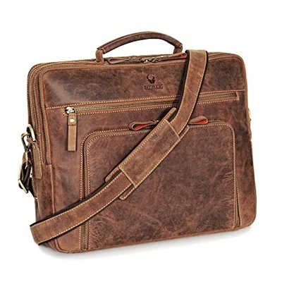 Sac portable San Francisco 17 pouces Je sac à main en cuir pour ordinateur Je porte-documents pour bureau,