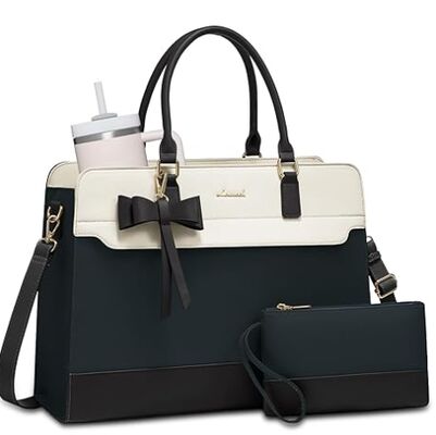 Portemanteau portable pour femmes, sac de travail en cuir, sac d'enseignant d'affaires étanche à l'eau, gros sac à main pour ordinateur, sac à dos, cadeaux de bureau pour femmes