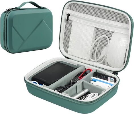 Étui de rangement pour accessoires électroniques EVA, grande pochette de rangement antichoc et étanche pour organisateur électronique, pochette de rangement portable pour câbles pour le voyage ou le travail