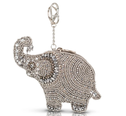 Diamant Caravane pièce de monnaie sac à main pièce de monnaie sac à main clé anneau et simple crochet de déclenchement ouvert Perles de monnaie petits sacs