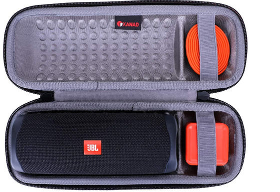 Cas dur Velet matériel doux de Shell Portable EVA Jbl Flip 4 à l'intérieur