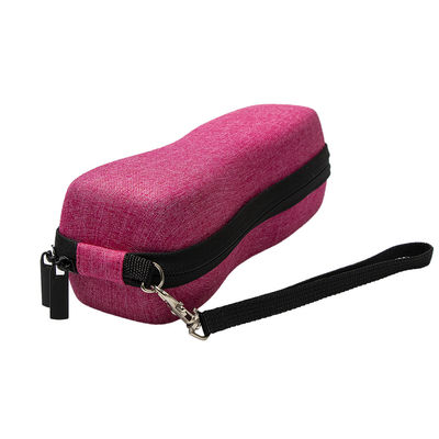 Rose Red Nylon 900D EVA Travel Tool Case For Hair Removal Device