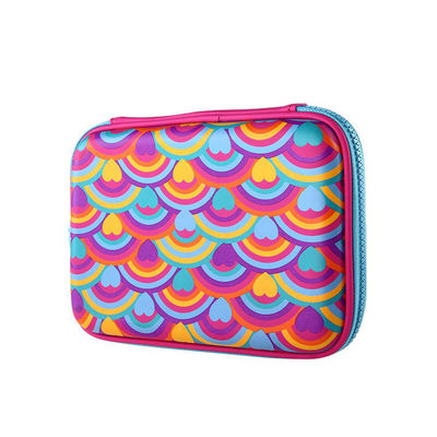 Étui à crayons en EVA personnalisé, portable, fermeture éclair, léger, durable, réutilisable, écologique, sac de rangement pour la papeterie pour enfants et étudiants