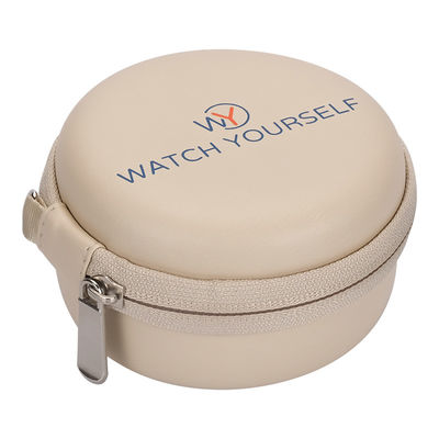 Le velours d'ODM d'OEM rayant la tirette extérieure en cuir d'unité centrale d'EVA Watch Case s'est fermé