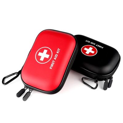 100 Contentscount Kit de premiers soins de qualité médicale Traitement médical d'urgence Rouge Compact Solution durable pour la sécurité au travail