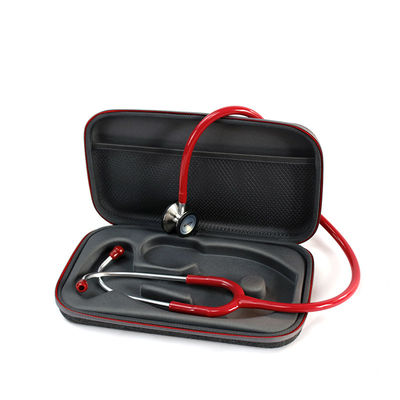 Trousse de premiers secours compacte et légère de qualité médicale, rouge et noire, 22 x 18 x 12,5 cm, essentielle pour le bureau, l'industrie et le terrain.