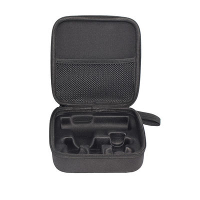 Étui de protection pour pistolet de massage en matériau Eva moulé et élasthanne avec plusieurs méthodes d'impression et logo privé
