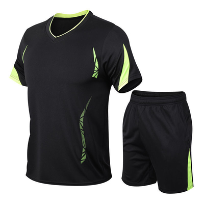 Les sports de fonctionnement de l'été des hommes utilisent le T-shirt court de douille de vêtements séchage rapide de 5 minutes