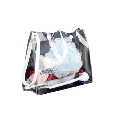 Emballage cosmétique transparent de relief de voyage de cas de lavage de sac de stockage de PVC TPU