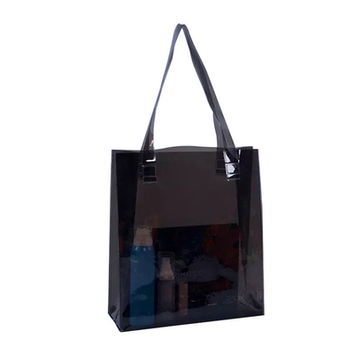 Cas cosmétique de lavage de sac de stockage de PVC d'emballage transparent pour le maquillage de voyage