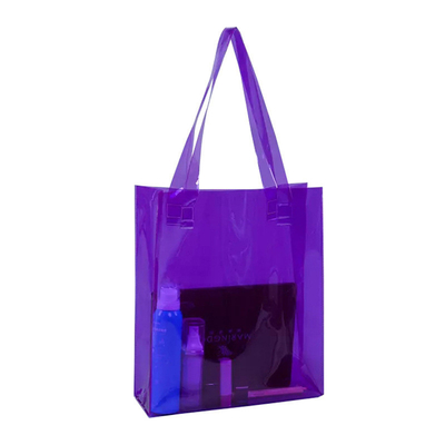Cas cosmétique de lavage de sac de stockage de PVC d'emballage transparent pour le maquillage de voyage