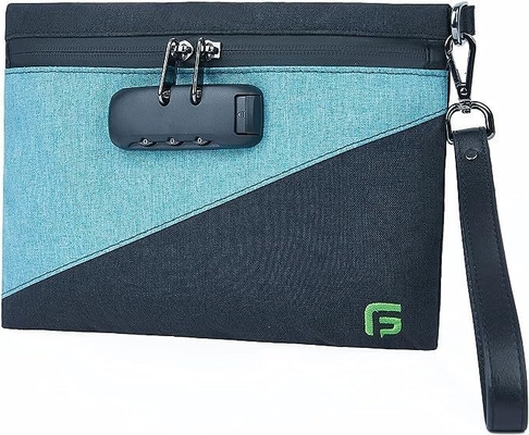 Sacs anti-odeur avec verrouillage combiné, sac anti-odeur revêtu de carbone de 10,2 x 7,2 pouces Sac anti-odeur de voyage