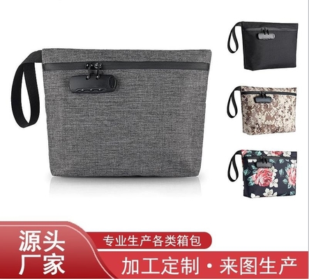 Sac à main avec serrure, sac à main verrouillable, sac à main pour argent comptant, sac imperméable pour argent comptant avec fermeture à glissière, pour argent comptant, téléphone portable