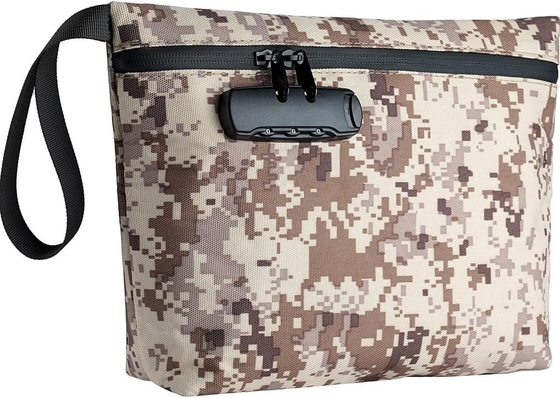 Sac à main avec serrure, sac à main verrouillable, sac à main pour argent comptant, sac imperméable pour argent comptant avec fermeture à glissière, pour argent comptant, téléphone portable