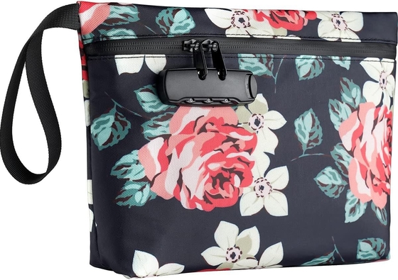 Sac à main avec serrure, sac à main verrouillable, sac à main pour argent comptant, sac imperméable pour argent comptant avec fermeture à glissière, pour argent comptant, téléphone portable