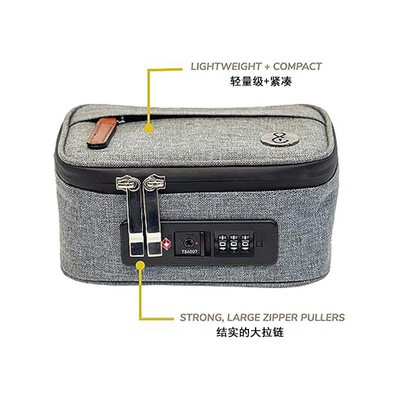 Sac à main avec serrure, sac à main verrouillable, sac à main pour argent comptant, sac imperméable pour argent comptant avec fermeture à glissière, pour argent comptant, téléphone portable