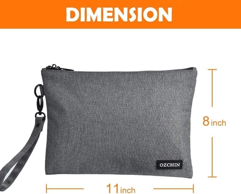 Sac à argent chaud avec verrou, sac bancaire verrouillable, sac à argent pour le cash, sac étanche pour le cash avec fermeture à glissière, pour le cash, téléphone portable