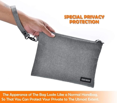Sac à argent chaud avec verrou, sac bancaire verrouillable, sac à argent pour le cash, sac étanche pour le cash avec fermeture à glissière, pour le cash, téléphone portable