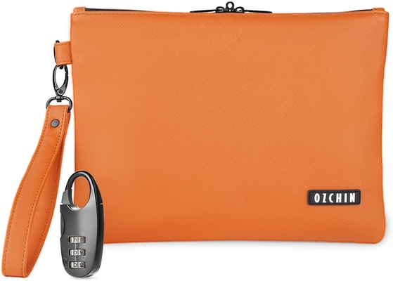 Sac à argent chaud avec verrou, sac bancaire verrouillable, sac à argent pour le cash, sac étanche pour le cash avec fermeture à glissière, pour le cash, téléphone portable