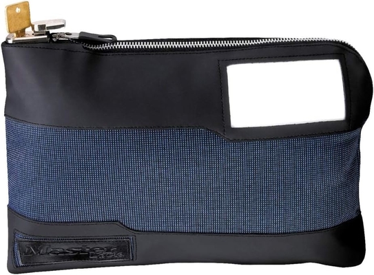 Sac à argent chaud avec verrou, sac bancaire verrouillable, sac à argent pour le cash, sac étanche pour le cash avec fermeture à glissière, pour le cash, téléphone portable