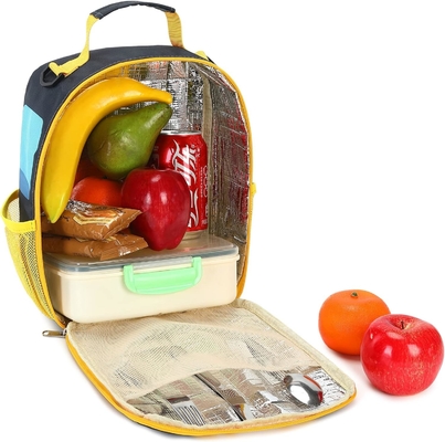 Boîte de déjeuner pour les enfants pour les écolières garçons sacs de déjeuner isolés avec épaule réutilisable refroidisseur de déjeuner Tote pour les voyages Pini