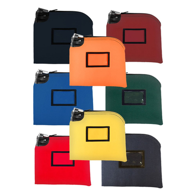 14 oz de coton en toile de verrouillage sacs de dépôt - 10W x 8H - Prêt à expédier