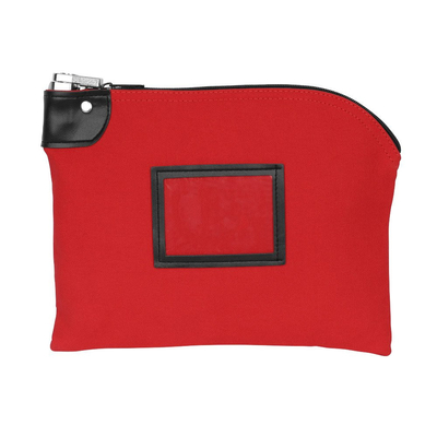 12W x 9H - sacs de dépôt de verrouillage - toile de coton de 14 oz