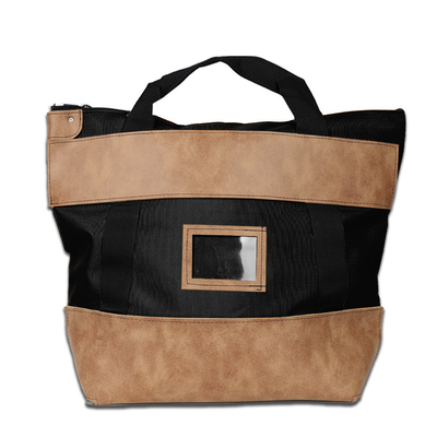 Sac à dos en nylon avec verrouillage en cuir - 22w x 18h x 7d