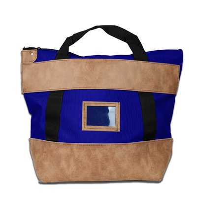 Sac à dos en nylon avec verrouillage en cuir - 22w x 18h x 7d