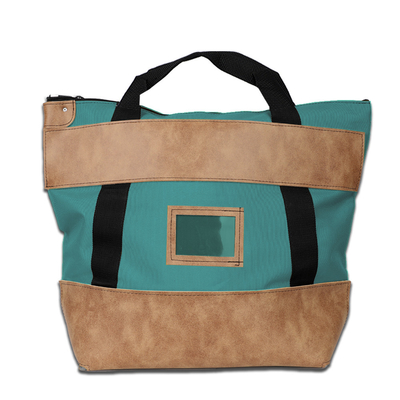 Sac à dos en nylon avec verrouillage en cuir - 22w x 18h x 7d