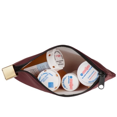 Sacs médicinaux à clé en nylon laminé étanche à l'eau Sacs médicinaux portables de grande capacité - sur mesure