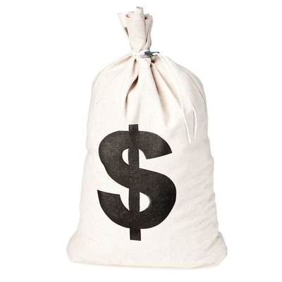 CHANVAS de coton sac de transport avec $IMPRINT grande capacité réutilisable - sur mesure