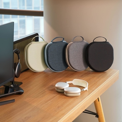 Étui intelligent pour Apple AirPods Max prend en charge le mode veille, l'organisateur dur, le sac de rangement portable pour couverture de voyage