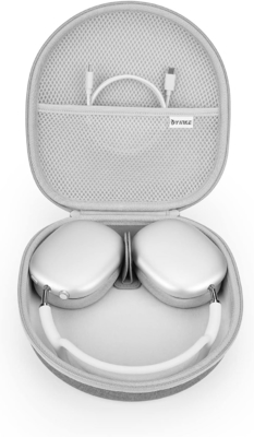Étui intelligent pour Apple AirPods Max prend en charge le mode veille, l'organisateur dur, le sac de rangement portable pour couverture de voyage