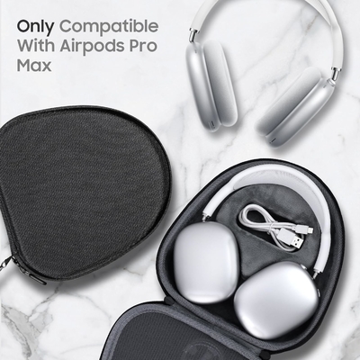 Airpods Max Casse, Hard casque casque casque sac de rangement, anti rayures et anti-poussière Portable sac à dos de voyage pour Airpod
