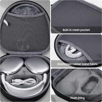 Airpods Max Casse, Hard casque casque casque sac de rangement, anti rayures et anti-poussière Portable sac à dos de voyage pour Airpod