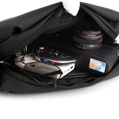 Sac à boucle magnétique Sac à poitrine homme sac à poitrine crossbody mode multifonctionnel sens aîné homme Fanny pack
