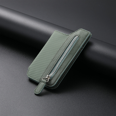 Sac de cartes de téléphone portable explosif, couverture de carte, porte-cartes multi-cartons à retourner à gauche et à droite, fermeture à glissière, sac de téléphone portable