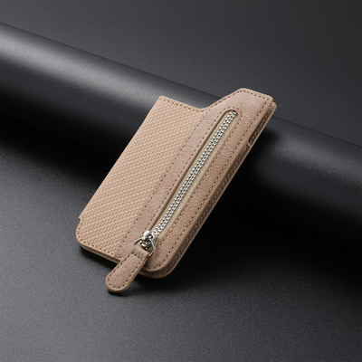 Sac de cartes de téléphone portable explosif, couverture de carte, porte-cartes multi-cartons à retourner à gauche et à droite, fermeture à glissière, sac de téléphone portable