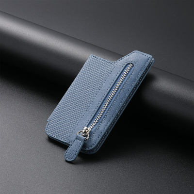 Sac de cartes de téléphone portable explosif, couverture de carte, porte-cartes multi-cartons à retourner à gauche et à droite, fermeture à glissière, sac de téléphone portable