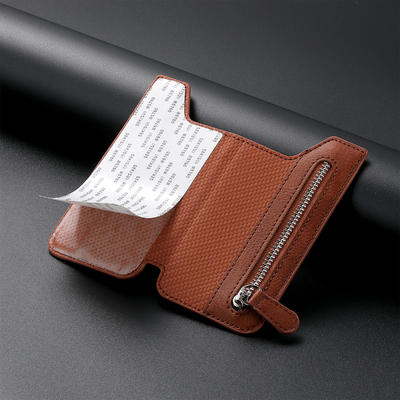 Sac de cartes de téléphone portable explosif, couverture de carte, porte-cartes multi-cartons à retourner à gauche et à droite, fermeture à glissière, sac de téléphone portable