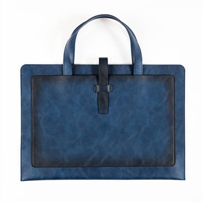 NOUVEAU PU cuir de grande capacité BRIEFCASE cuir boucle DOCUMENT DE BUSINESS sac portable étanche à l'eau