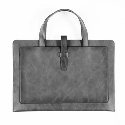 NOUVEAU PU cuir de grande capacité BRIEFCASE cuir boucle DOCUMENT DE BUSINESS sac portable étanche à l'eau