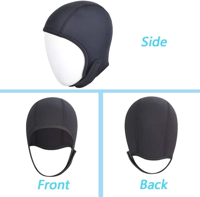 2.5mm Neoprene casquette de plongée casquette de surf,casquette de plongée,casquette de survêtement thermique avec bretelle de menton,casquette étanche pour le surf Kayak Raf
