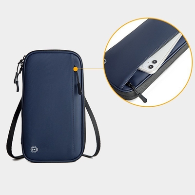 Nouveau sac à cartes multifonctionnel pour les voyages à l'étranger sac à documents portables RFID étanche à l'eau