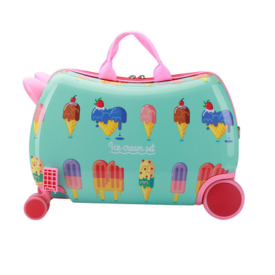 La boîte de chariot multi-fonctionnelle pour enfants, la nouvelle valise de voyage, le dessin animé multi-roues, la valise de voyage pour bébé